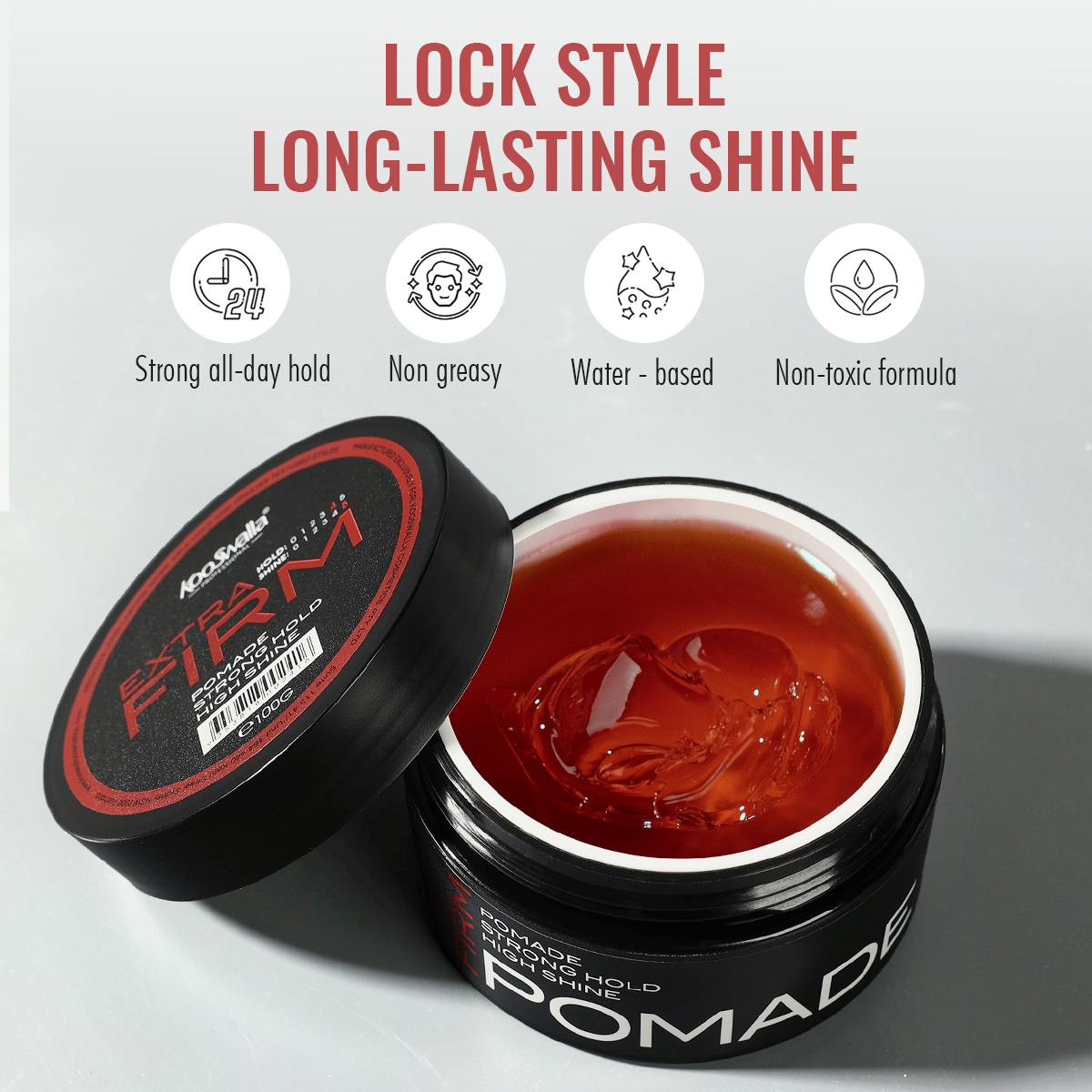 Strong Hold Hair Pomade - Image 4